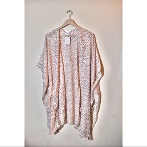 NWT Lauren Conrad Kimono White/Pink